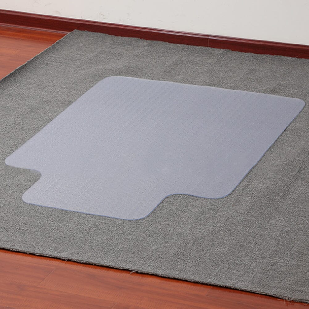 120 cm W PVC Clear Non-Slip Office Chair Desk Mat Floor Carpet Floor Protector Office Accessories Living and Home