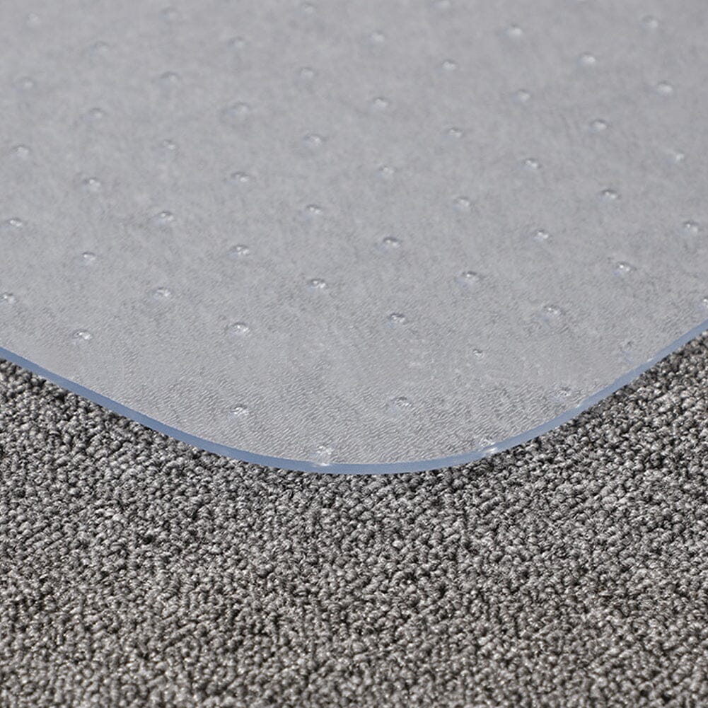 120 cm W PVC Clear Non-Slip Office Chair Desk Mat Floor Carpet Floor Protector Office Accessories Living and Home