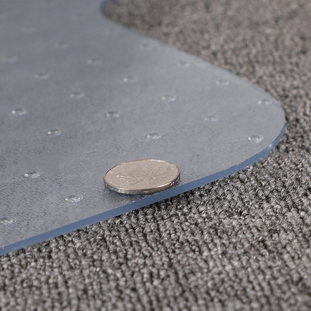 120 cm W PVC Clear Non-Slip Office Chair Desk Mat Floor Carpet Floor Protector Office Accessories Living and Home