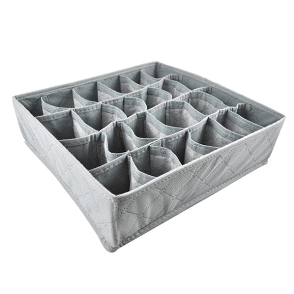 Underwear Drawer Organizer Storage Box Bra Tidy Socks Ties Draw Divider Storage Boxes Living and Home