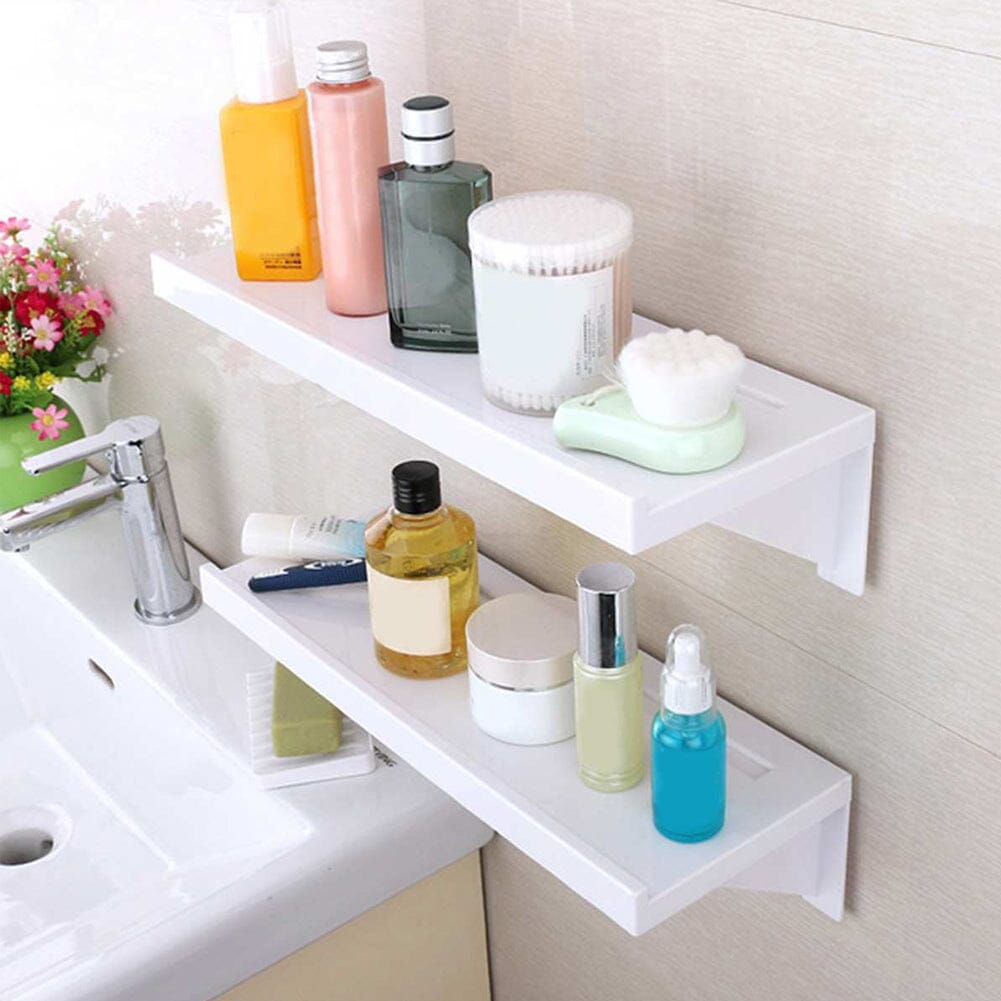 Bathroom Self-Adhesive Shelf Waterproof Shower Rack Shower Caddies Living and Home