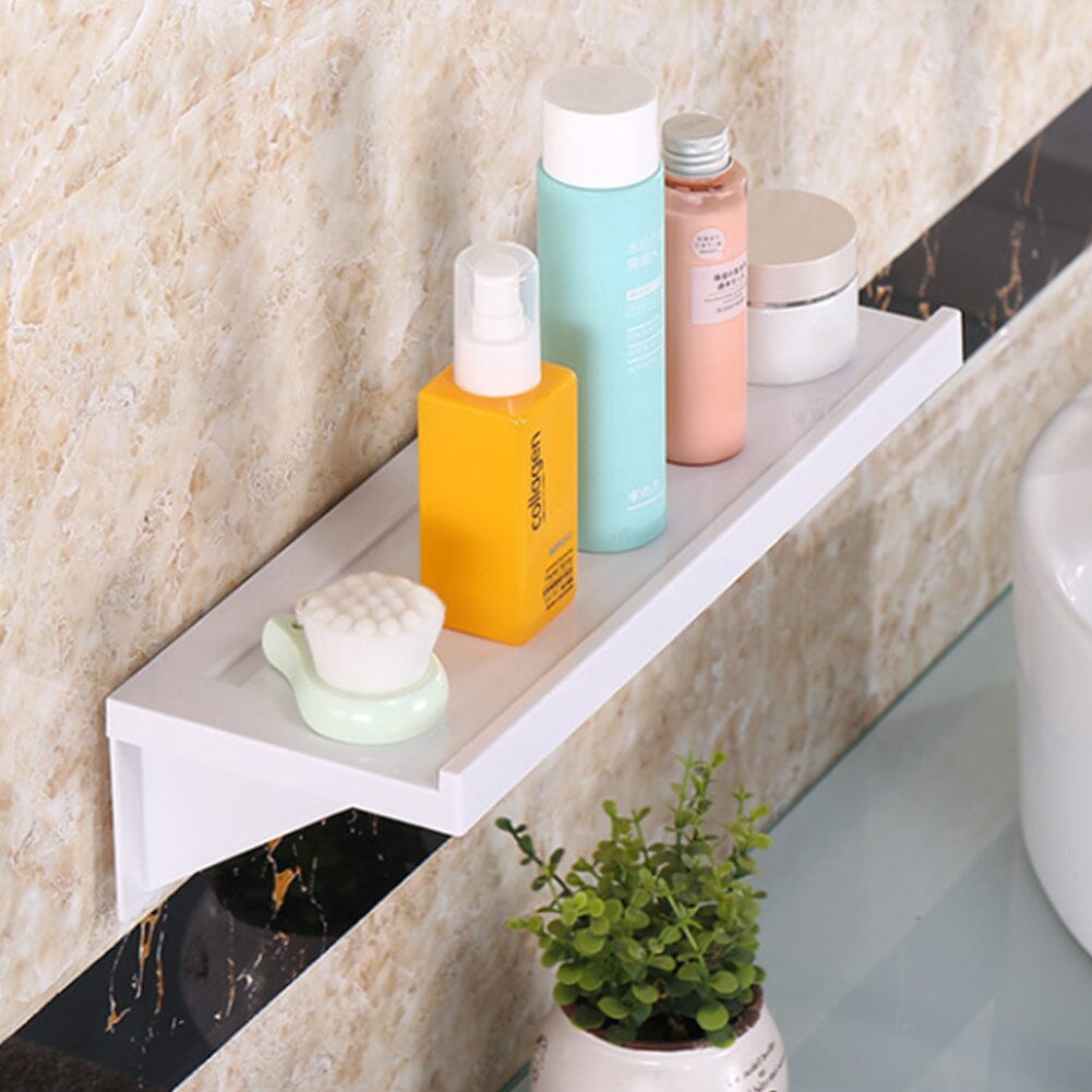 Bathroom Self-Adhesive Shelf Waterproof Shower Rack Shower Caddies Living and Home