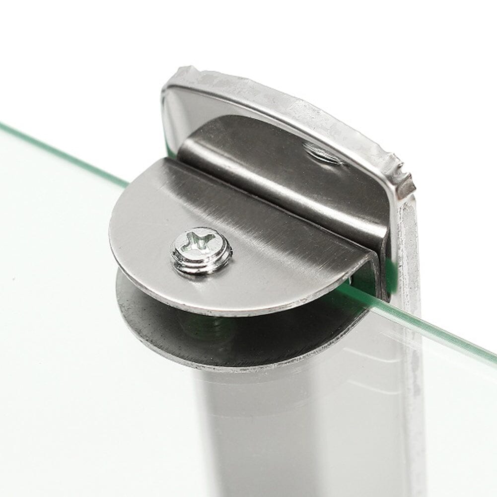 1 Tier Bathroom Glass Corner Shelf Wall Mounted Shower Caddies Living and Home