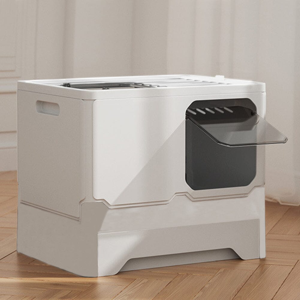 Anti Splash Enclosed Cat Litter Box Living and Home