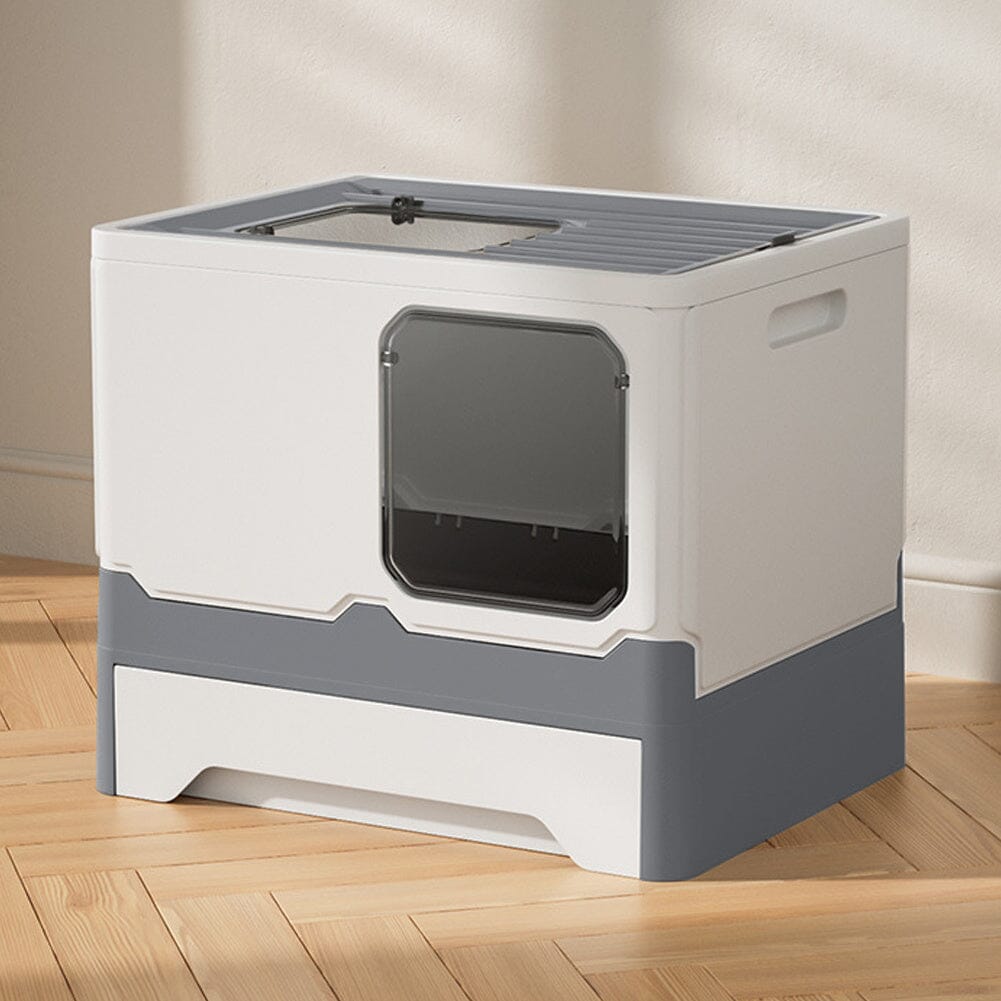 Anti Splash Enclosed Cat Litter Box Living and Home