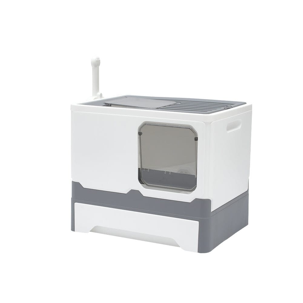 Anti Splash Enclosed Cat Litter Box Living and Home