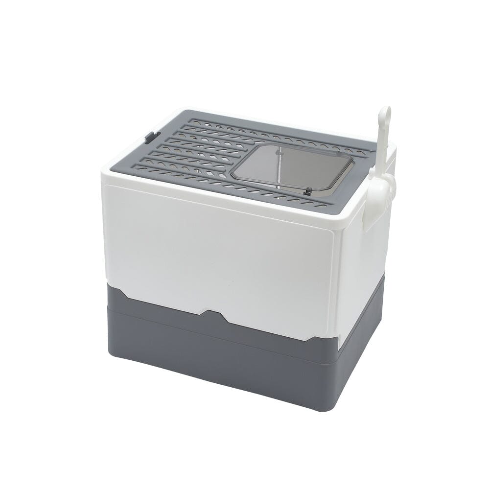 Anti Splash Enclosed Cat Litter Box Living and Home