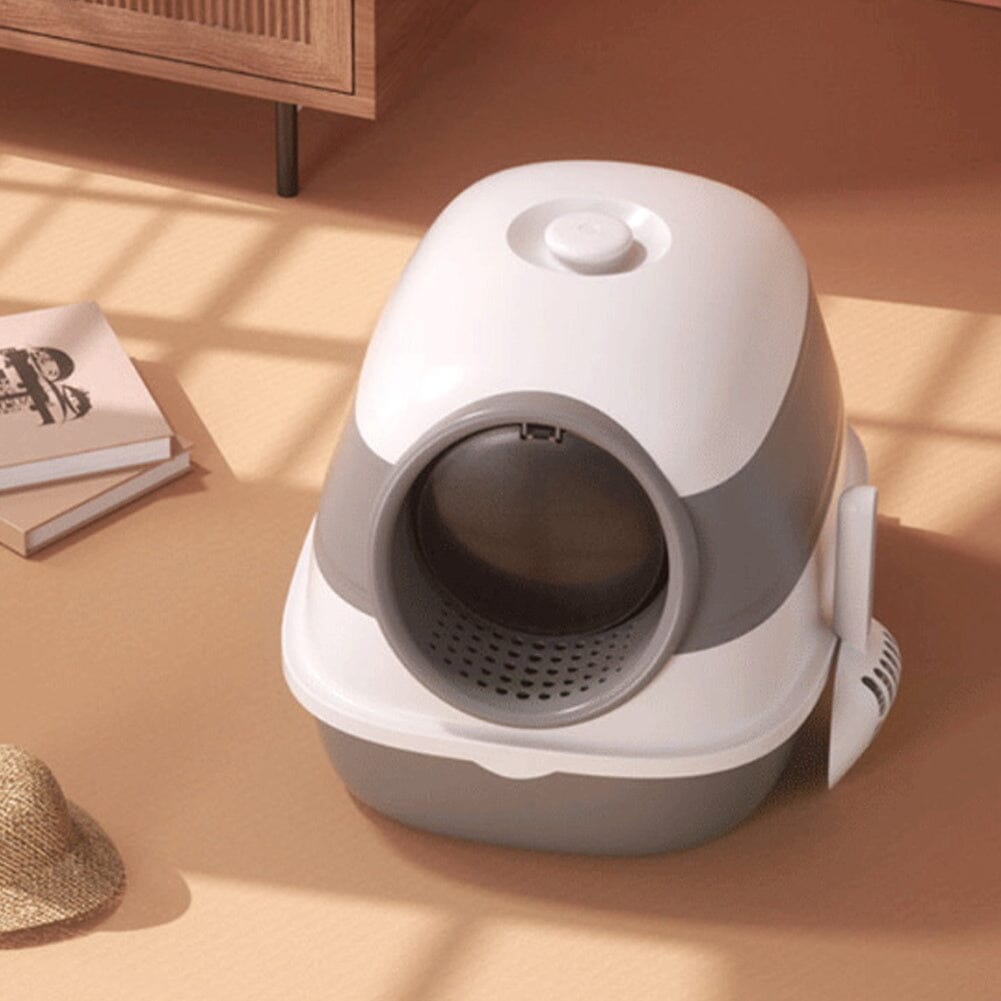 Extra Large Hooded Cat Litter Box Living and Home