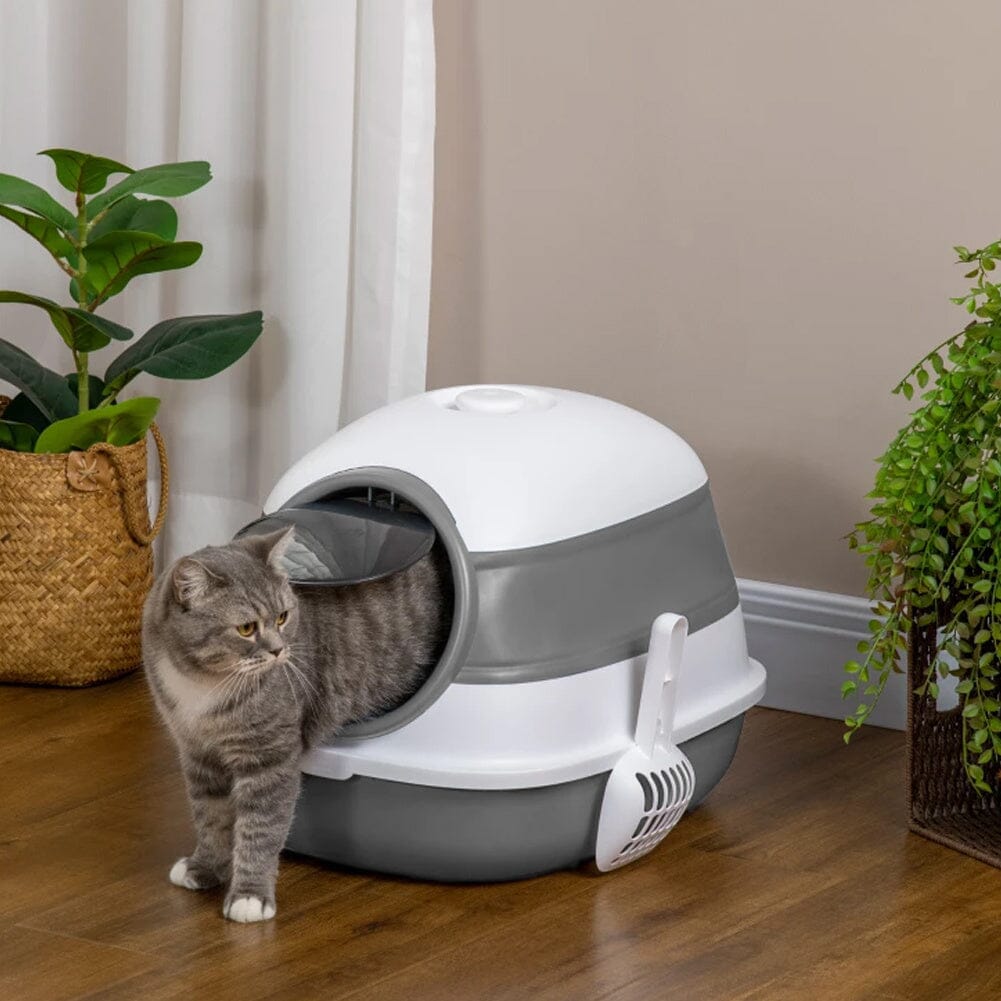 Extra Large Hooded Cat Litter Box Living and Home