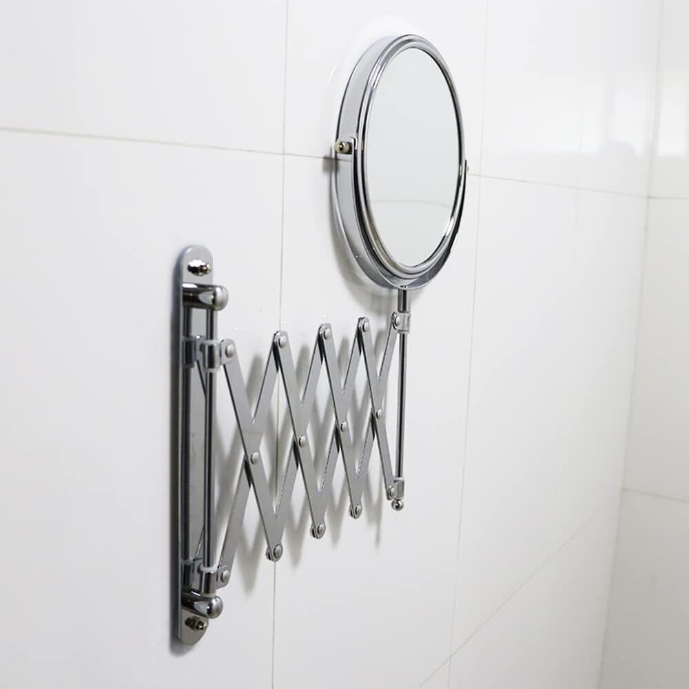 Perforation-Free Telescopic Folding Beauty Mirror Living and Home