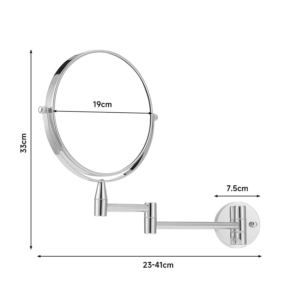 Perforation-Free Telescopic Folding Beauty Mirror Living and Home