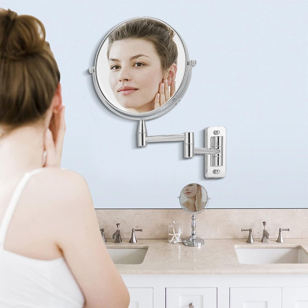 Perforation-Free Telescopic Folding Beauty Mirror Living and Home