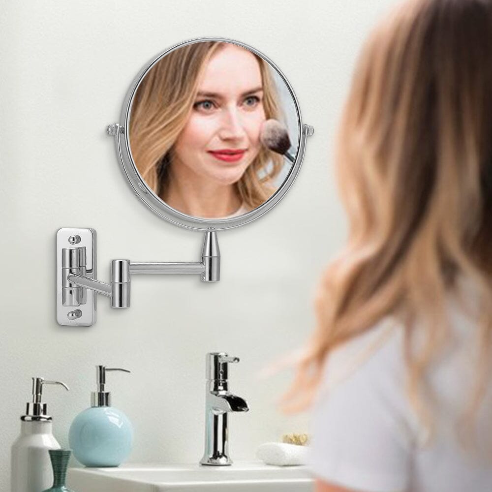 Perforation-Free Telescopic Folding Beauty Mirror Living and Home