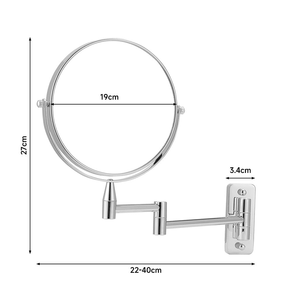 Perforation-Free Telescopic Folding Beauty Mirror Living and Home