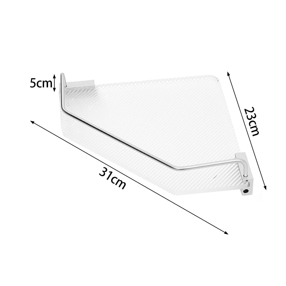 Bathroom Acrylic Corner Shelf Adhesive Shower Shelf Shower Caddies Living and Home
