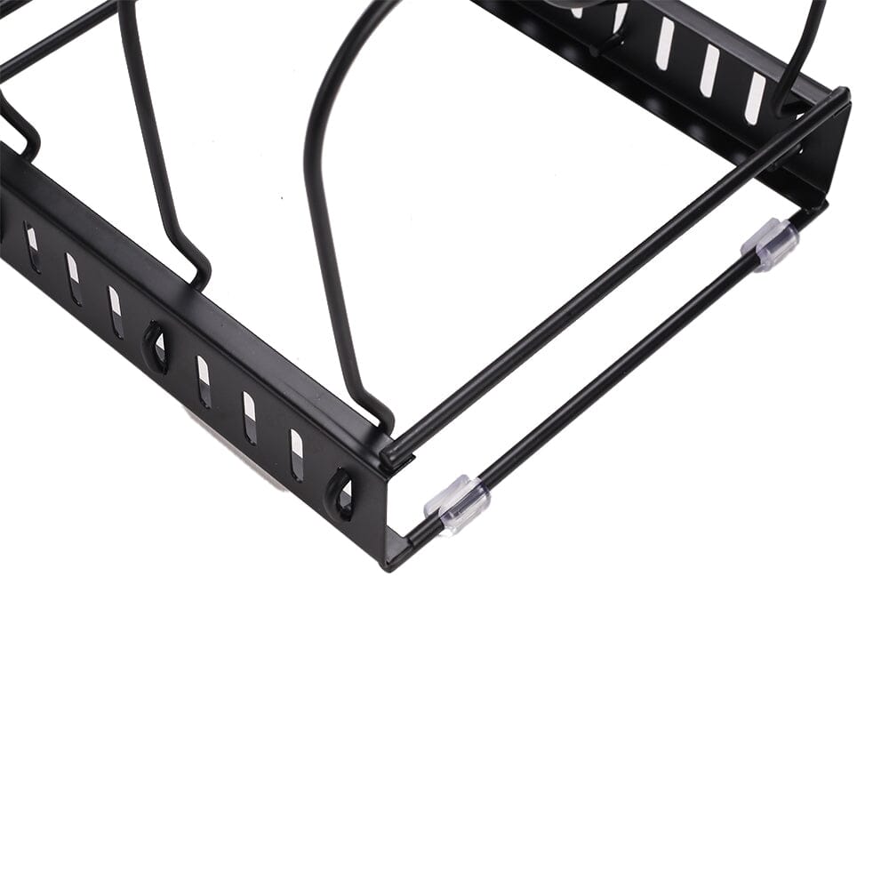 Expandable Pot Pan Lid Rack Pan Organiser with 10 Dividers Kitchen Shelves Living and Home