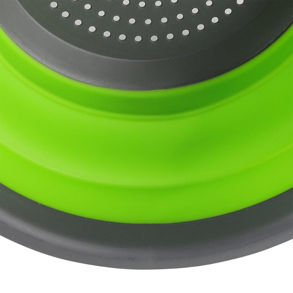 Collapsible Kitchen Silicone Colander Strainer Bowl Kitchen Storage Baskets Living and Home