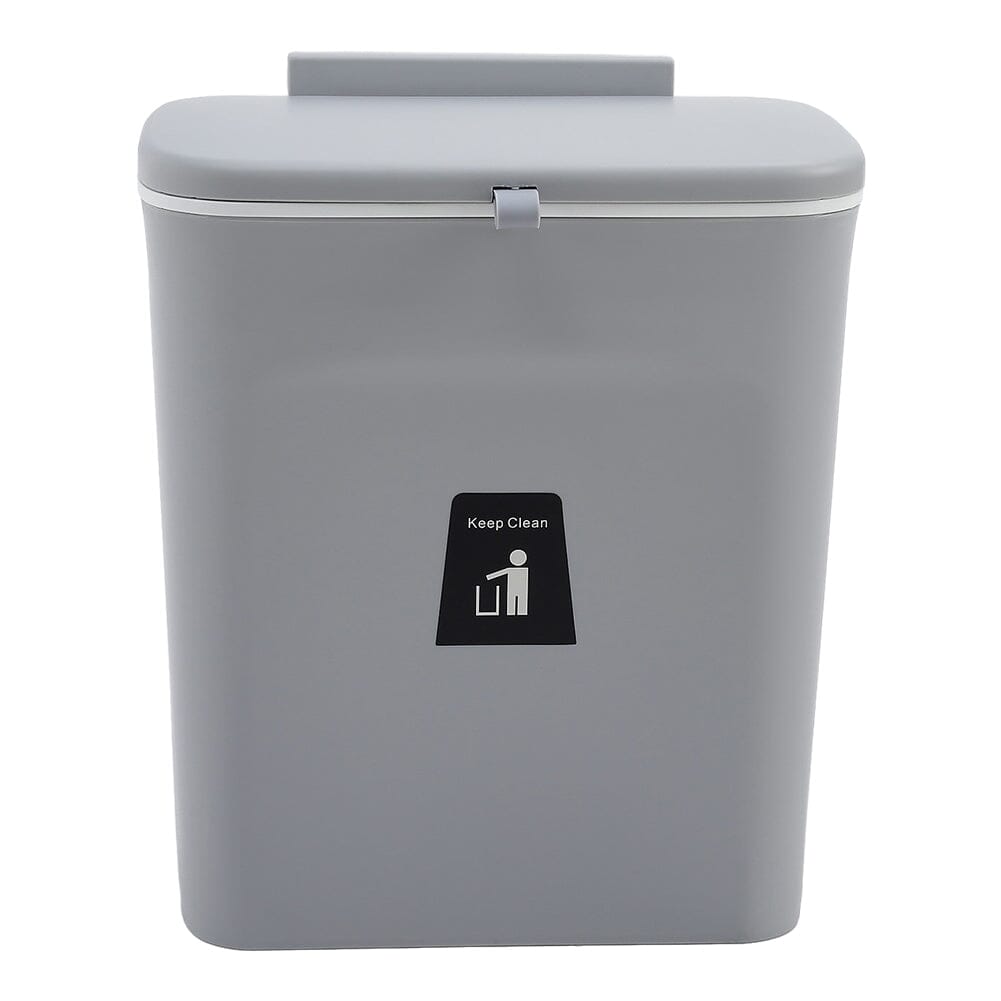 9L Compost Bin Hanging Trash Can With Inner Bucket Kitchen Waste Bins Living and Home