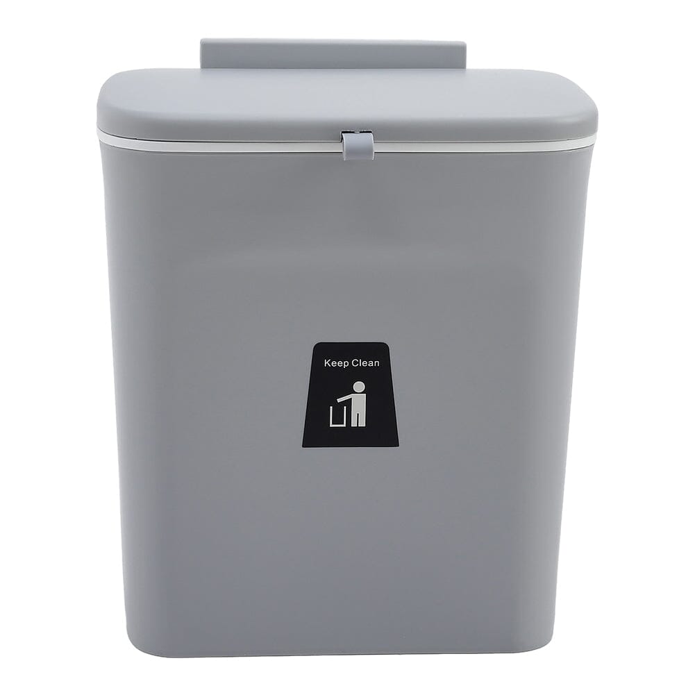 Practical 9L Trash Can with Ring - Simplify Your Waste Management Kitchen Waste Bins Living and Home