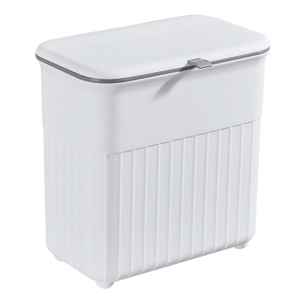 Sleek 9L Hanging Trash Can-Keep Your Space Clean And Tidy Kitchen Waste Bins Living and Home