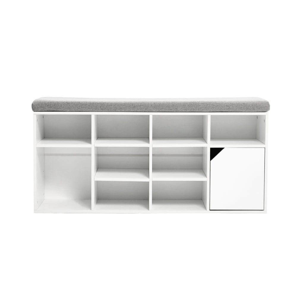 Padded Shoe Storage Bench Benches Living and Home