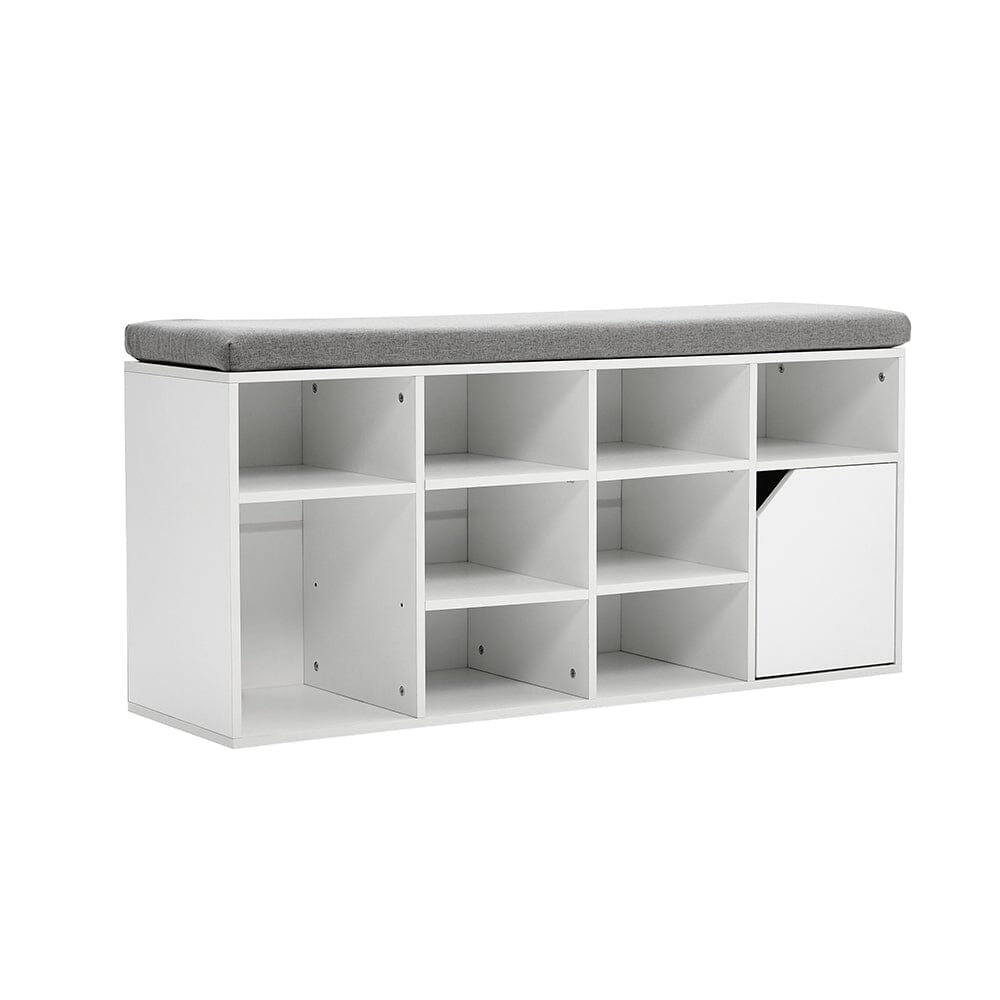 Padded Shoe Storage Bench Benches Living and Home