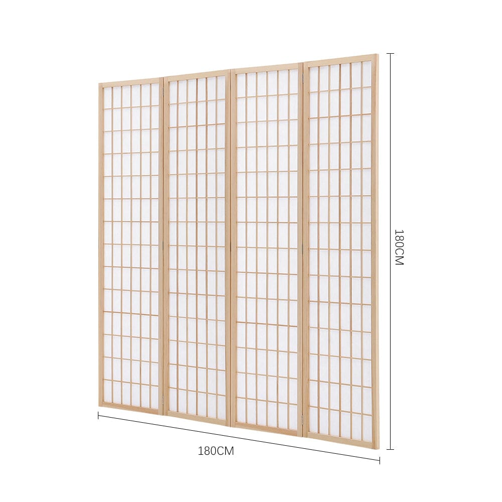 3/4 Panel Solid Wood Folding Room Divider Screen Stylish and Functional Partition Room Dividers Living and Home
