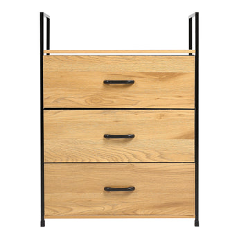 Freestanding Wooden Sideboard Storage Cabinet with 3 Drawers