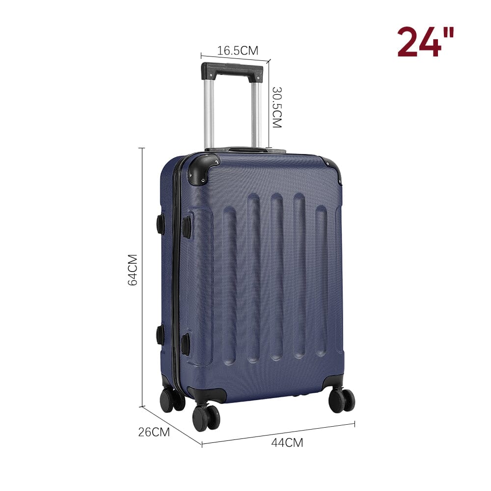20/24/28 Inch Modern Hardside Type Spinner Suitcase with Combination Lock Travel Suitcases Living and Home