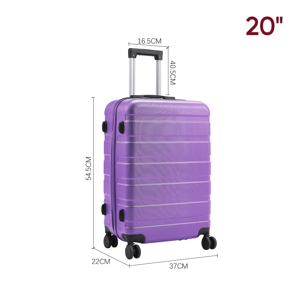 20/24/28 Inch Hardshell Rolling Luggage Trolley Travel Case Travel Suitcases Living and Home