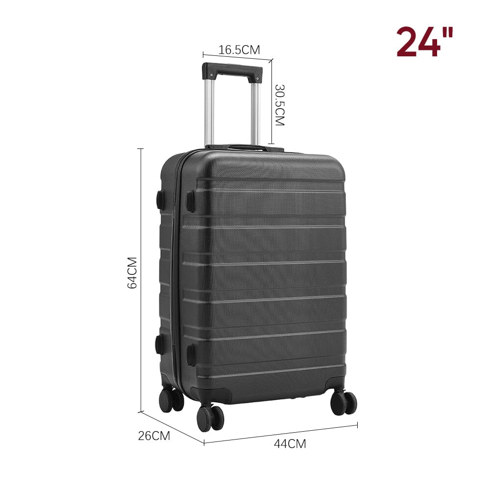 20/24/28 Inch Hardshell Rolling Luggage Trolley Travel Case Travel Suitcases Living and Home