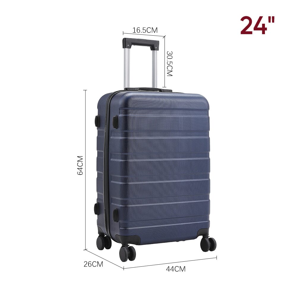 20/24/28 Inch Hardshell Rolling Luggage Trolley Travel Case Travel Suitcases Living and Home