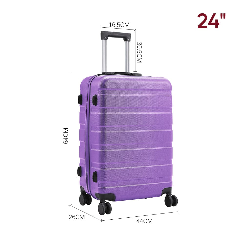 20/24/28 Inch Hardshell Rolling Luggage Trolley Travel Case Travel Suitcases Living and Home