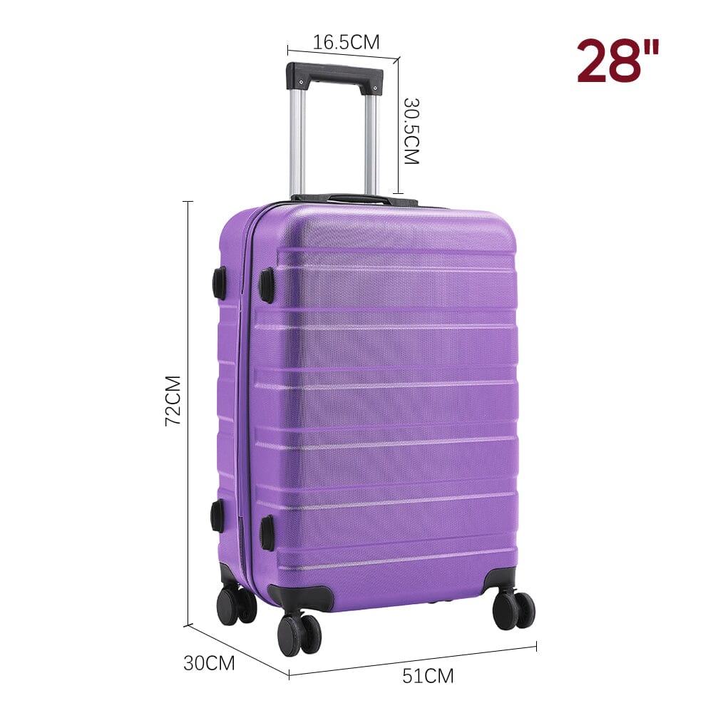 20/24/28 Inch Hardshell Rolling Luggage Trolley Travel Case Travel Suitcases Living and Home
