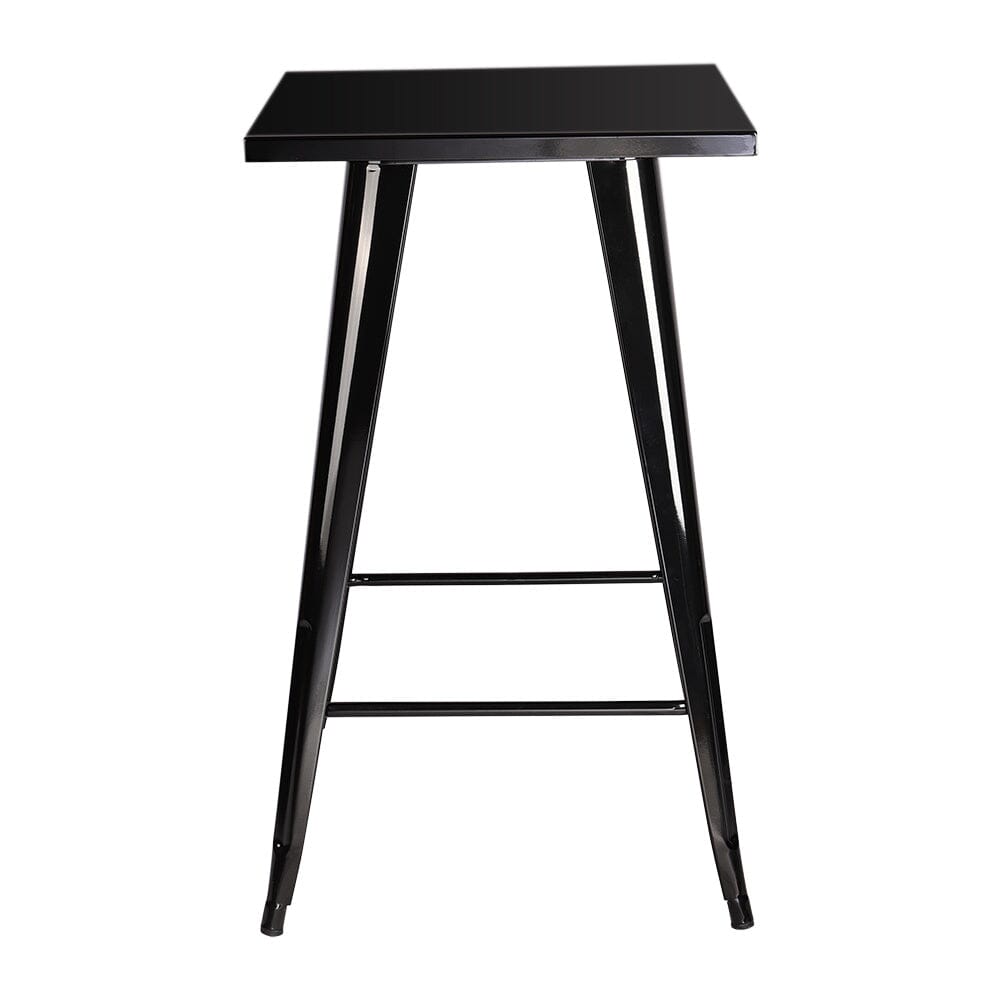 Metal Industrial Style Square Table Bar High Table Living and Home