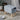 Linen Upholstered Rectangular Footstool with Wooden Legs Living and Home