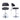 Stylish Black Adjustable Bar Stool with Cloud-Shaped PU Upholstery Living and Home