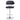 Stylish Black Adjustable Bar Stool with Cloud-Shaped PU Upholstery Living and Home