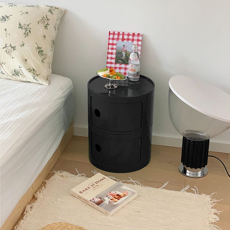 Componibili Round Storage Unit with 2 Drawers Storage Drawers Living and Home