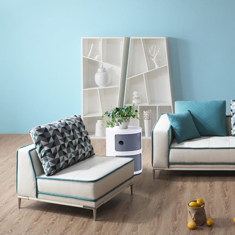 Componibili Round Storage Unit with 2 Drawers Storage Drawers Living and Home
