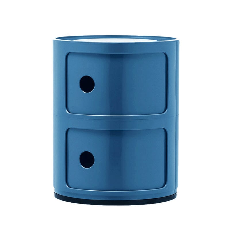 Componibili Round Storage Unit with 2 Drawers Storage Drawers Living and Home