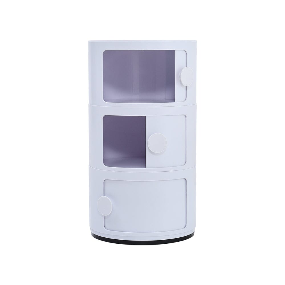 Componibili Round Storage Unit with 3 Elements Storage Drawers Living and Home