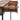 2 Drawers Console Table Storage Stand with Glass Shelf Console Tables Living and Home