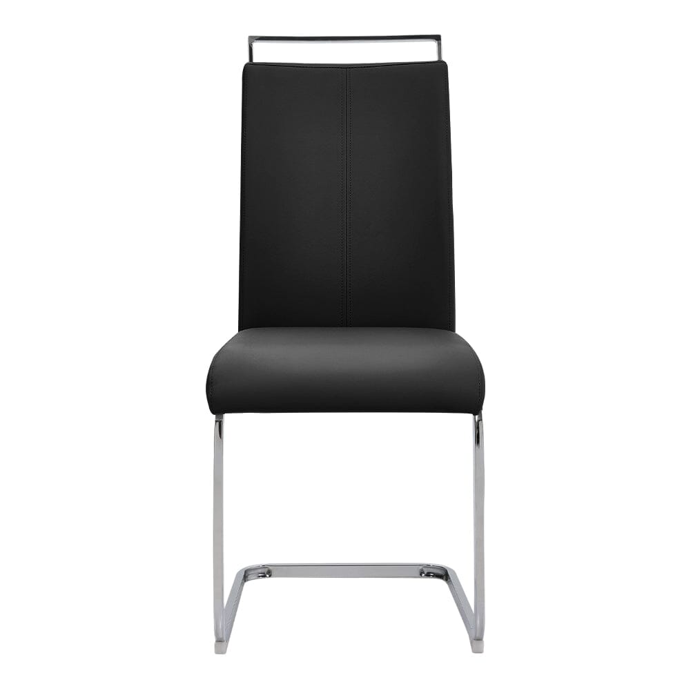 Set of 2 Kitchen Dining Chairs with Leather Dining Chairs Living and Home