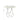 White Wooden Folding Dining Table with Metal Legs Dining Tables Living and Home