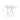 White Wooden Folding Dining Table with Metal Legs Dining Tables Living and Home