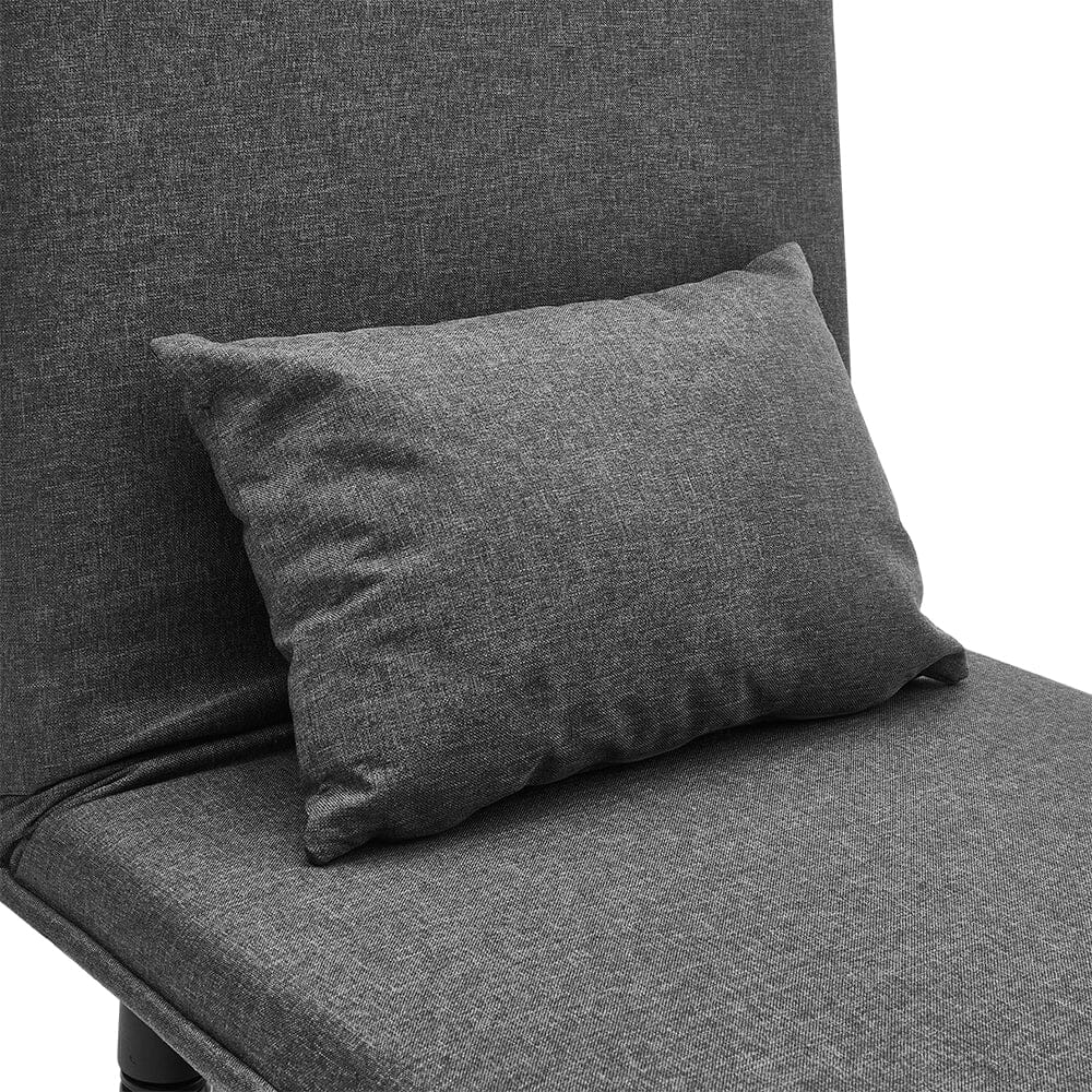 Upholstered Single Sleeper Chair Convertible Sofa Bed with Metal Legs Recliners Living and Home