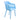 Vibrant Blue Plastic Chair, Set of Four, Durable and Lightweight Living and Home