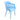 Vibrant Blue Plastic Chair, Set of Four, Durable and Lightweight Living and Home
