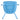 Vibrant Blue Plastic Chair, Set of Four, Durable and Lightweight Living and Home